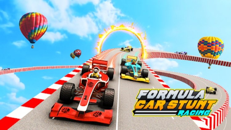 Formula Car Stunt Racing Ramp