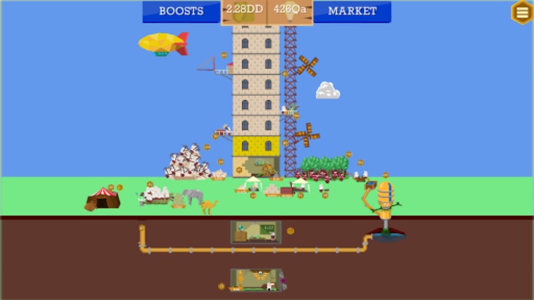 闲置的塔楼建造者 矿工城市 Idle Tower Build