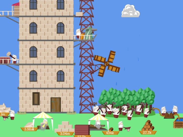 闲置的塔楼建造者 矿工城市 Idle Tower Build