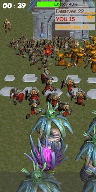 Crowd Medieval City War