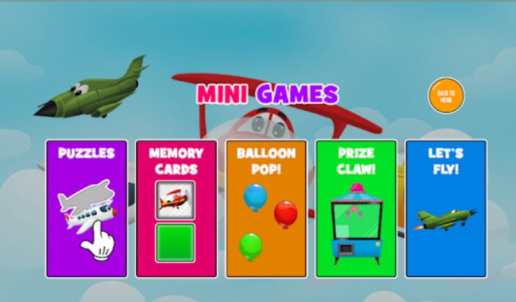 Fun Kids Planes Game