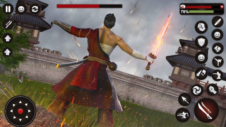 影忍者刺客战士  武士格斗游戏2018年