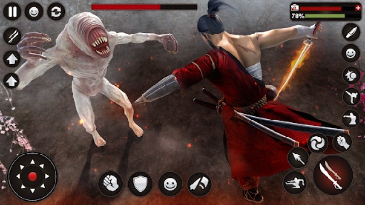 影忍者刺客战士  武士格斗游戏2018年