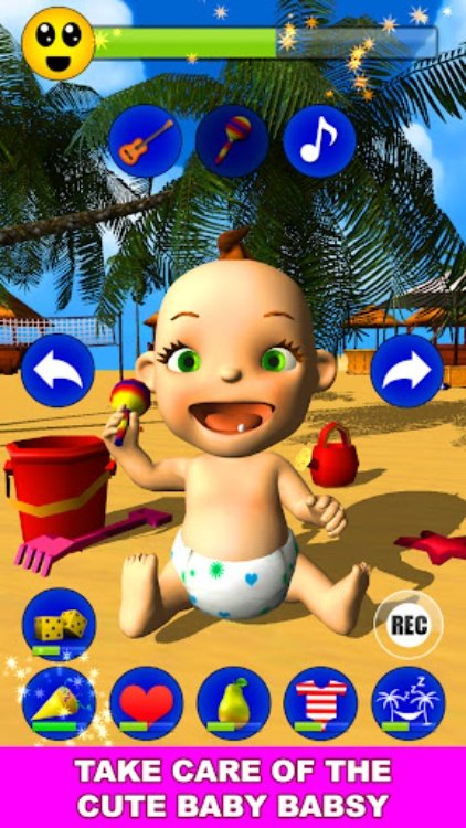 我的宝贝：Babsy在海滩3D