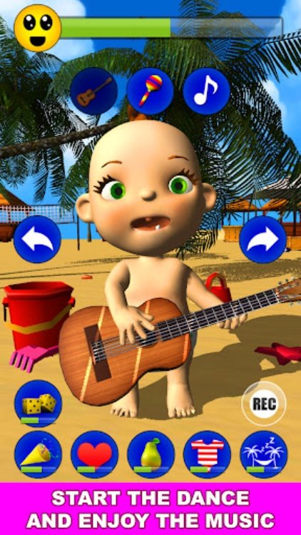 我的宝贝：Babsy在海滩3D