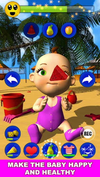 我的宝贝：Babsy在海滩3D