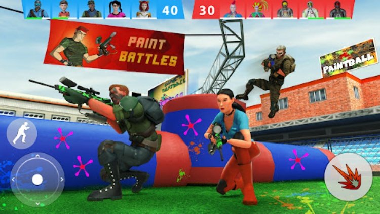 Paintball Shooting Game 3D