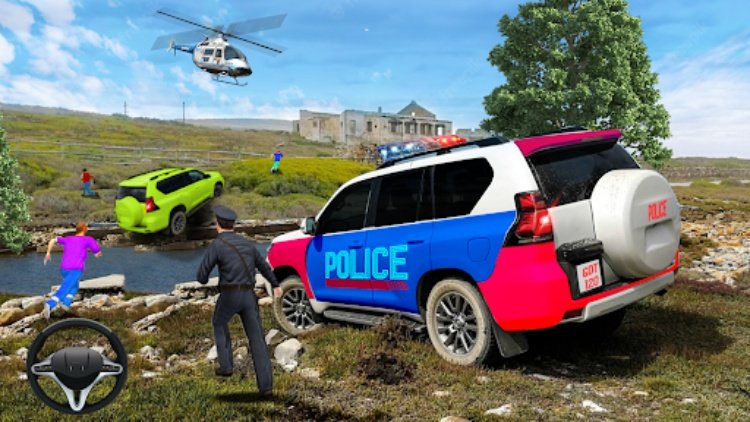 Offroad Police Car Chase Game