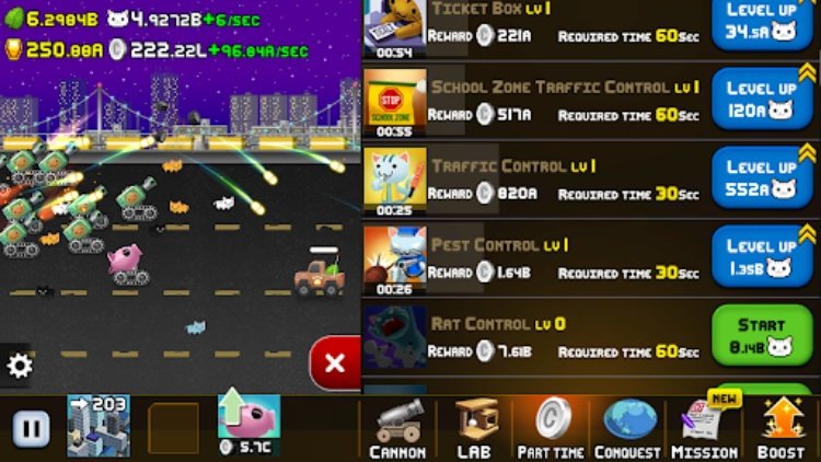 Idle Cat Cannon