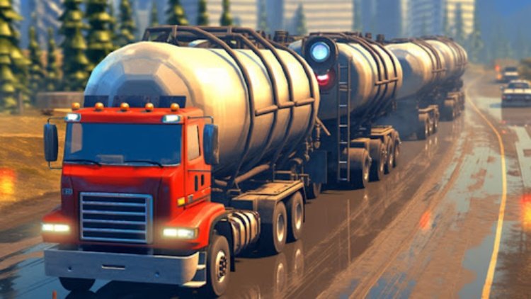 Oil Cargo Transport Truck Game