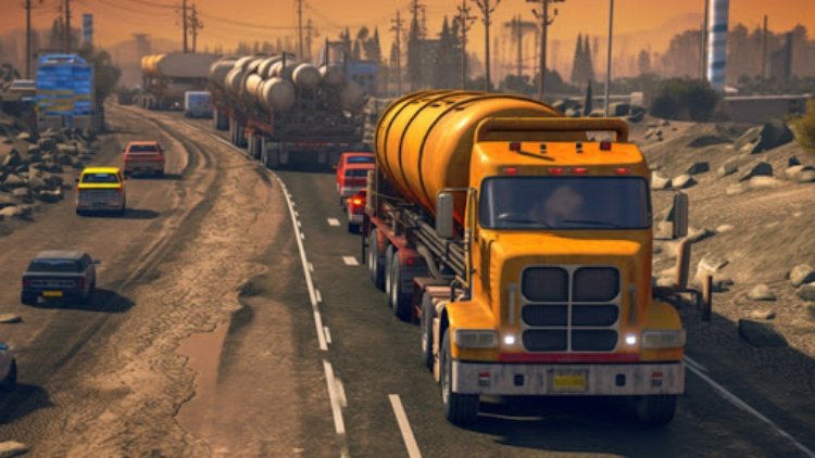 Oil Cargo Transport Truck Game