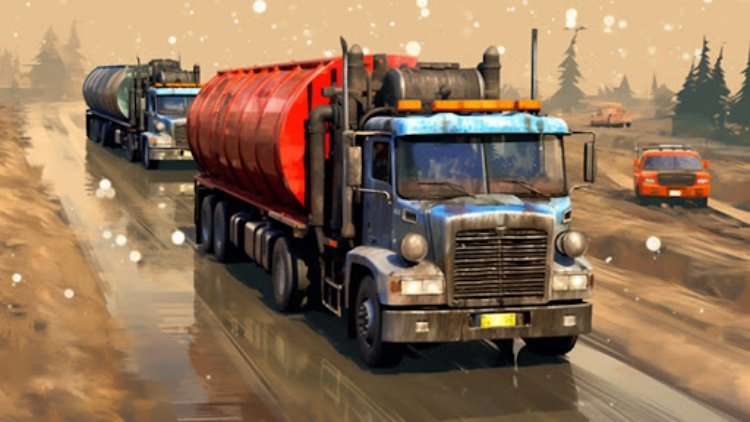 Oil Cargo Transport Truck Game