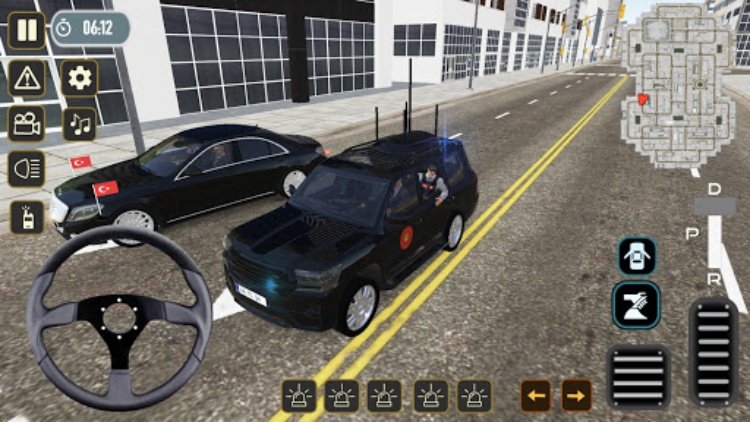 President Police Car Convoy