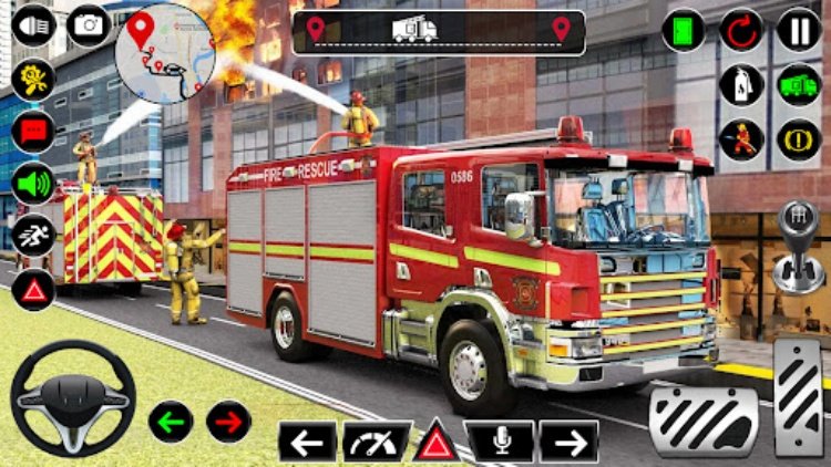 American Fire Truck Simulator