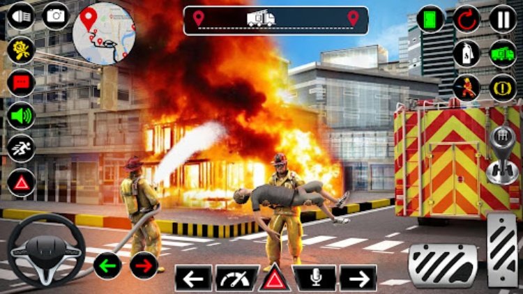 American Fire Truck Simulator