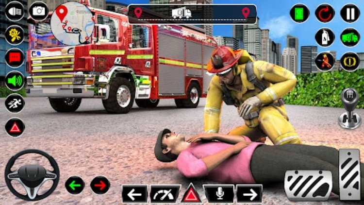 American Fire Truck Simulator