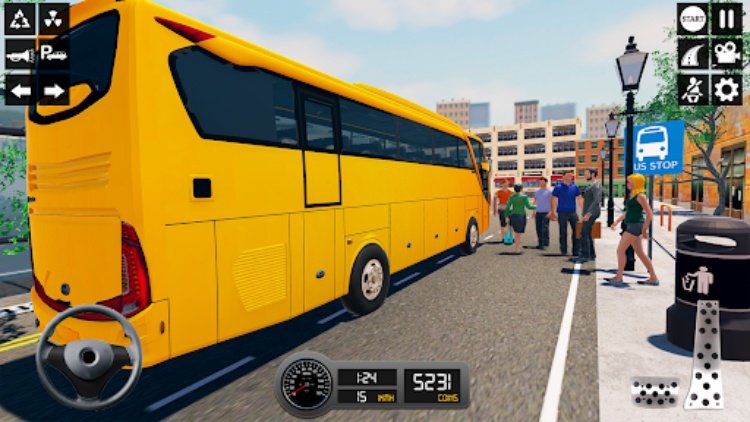 教练 驾驶 公共汽车 模拟器 3d