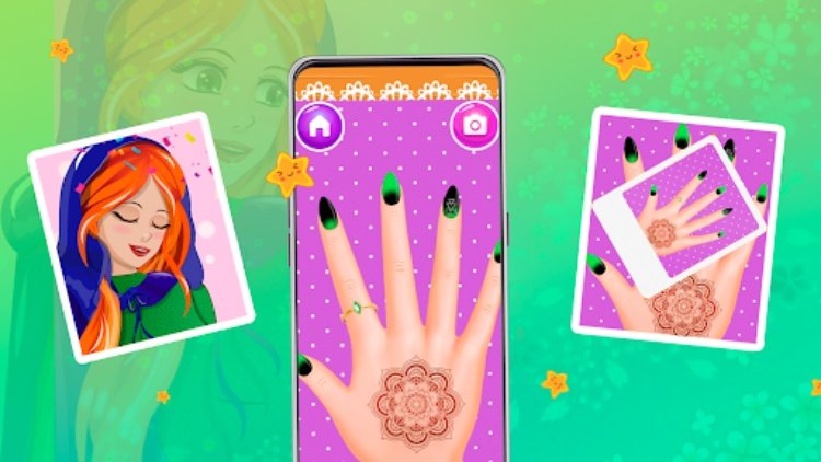 美甲沙龙：公主