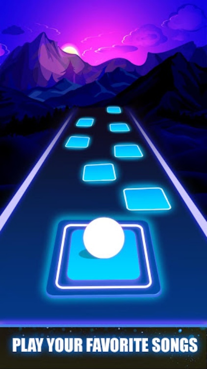 Hop Ball Tiles Music jump