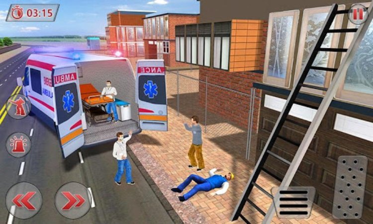 Ambulance Robot City Rescue