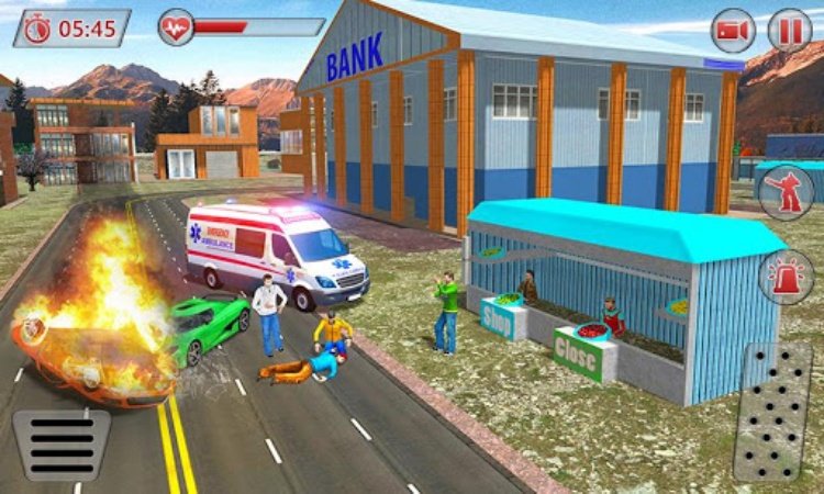 Ambulance Robot City Rescue