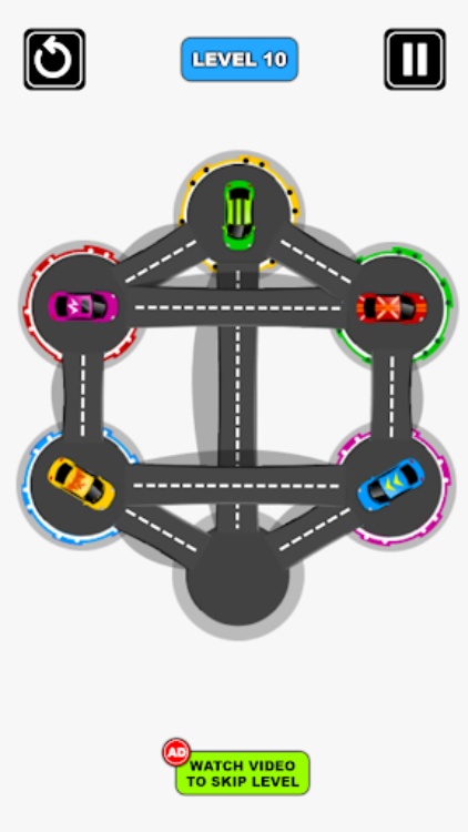 Car Parking Order Puzzle Game