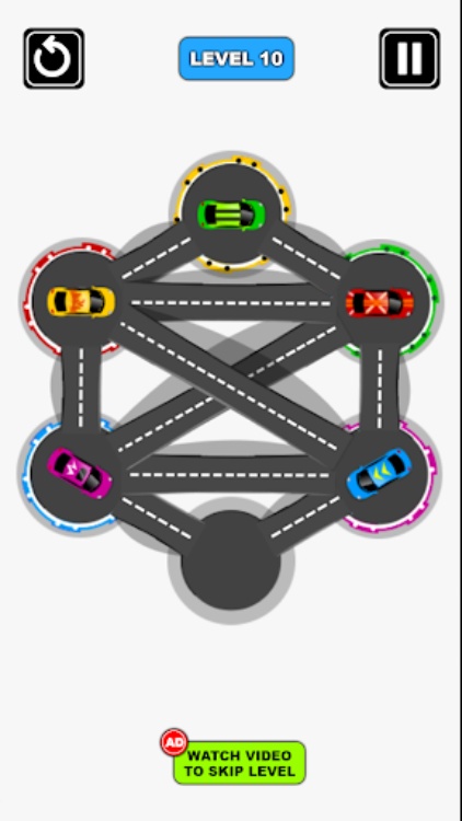Car Parking Order Puzzle Game
