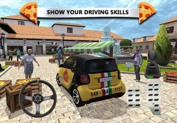 Pizza Delivery: Driving Simula