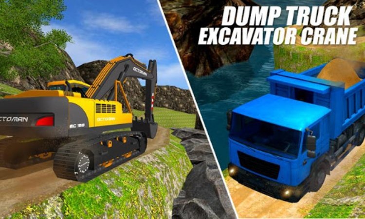 Excavator Dumper Truck Sim 3D