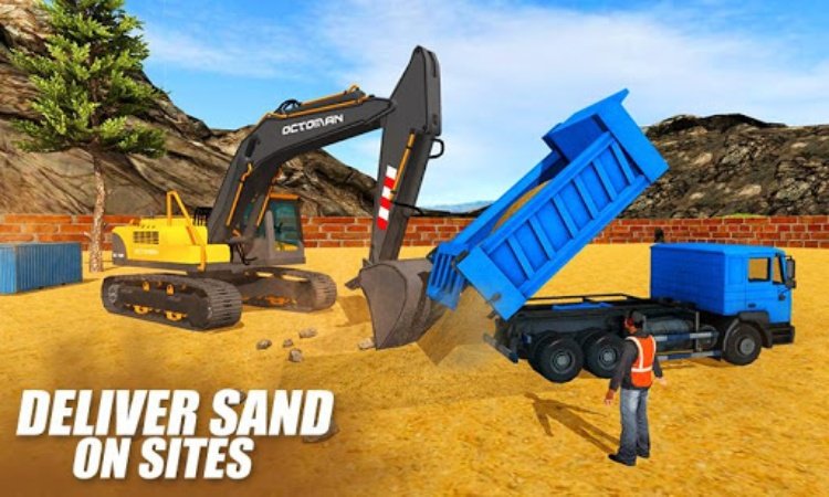 Excavator Dumper Truck Sim 3D