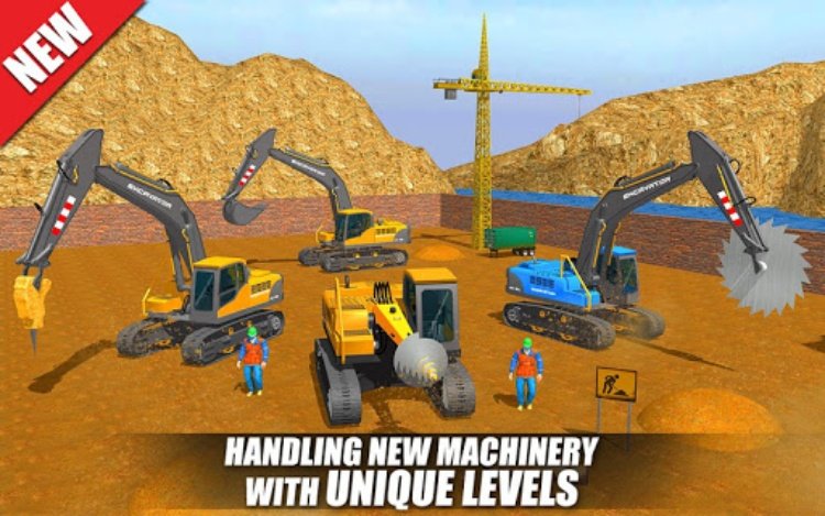 Excavator Dumper Truck Sim 3D