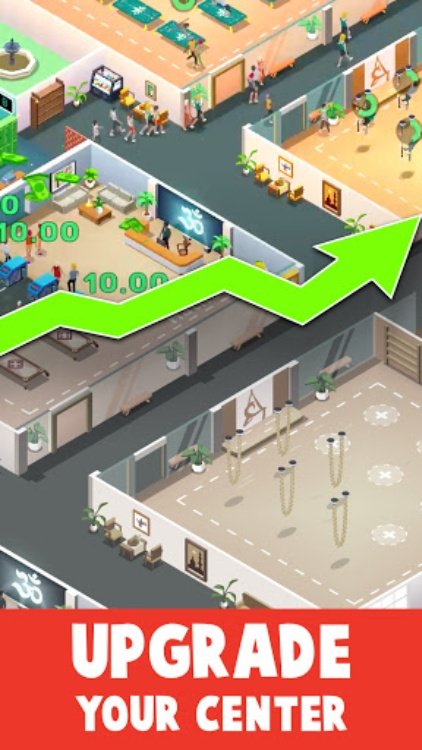Idle Yoga Tycoon: Fitness cent