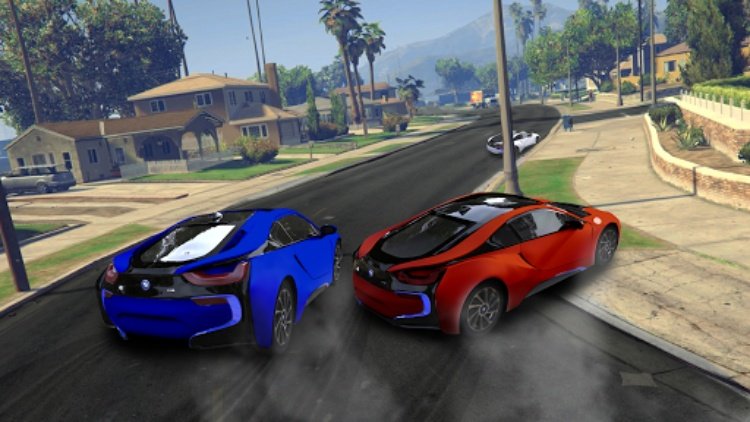 Driver BMW I8 Night City Racer