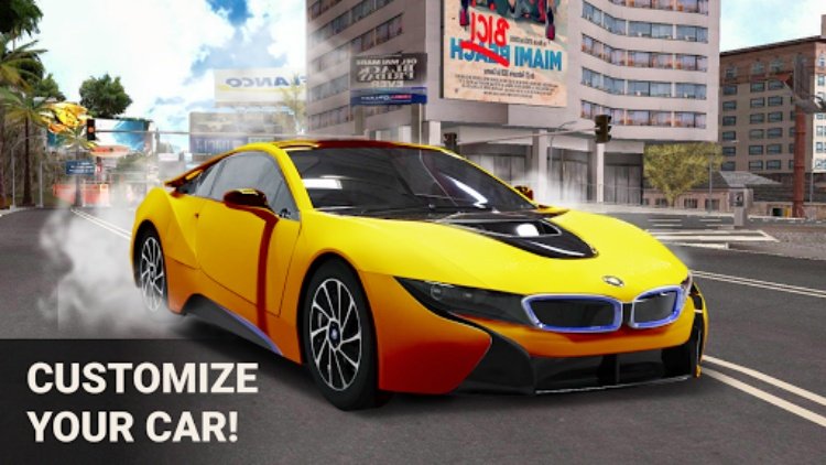 Driver BMW I8 Night City Racer