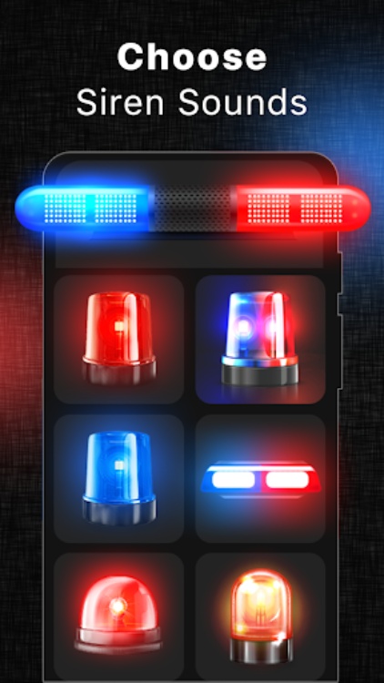 Loud Police Siren Police Light