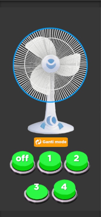 Electric Fan simulator fan wit