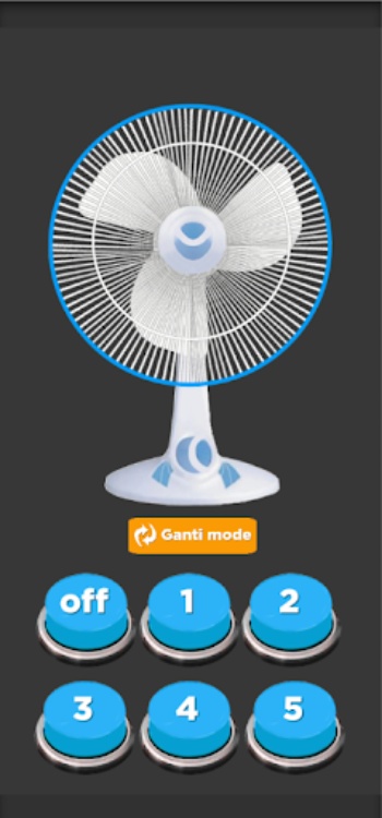 Electric Fan simulator fan wit