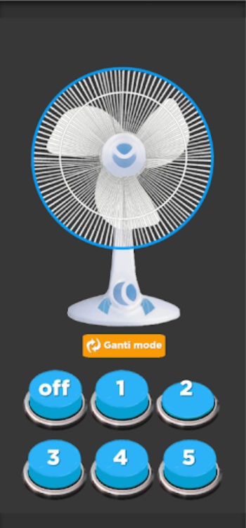 Electric Fan simulator fan wit