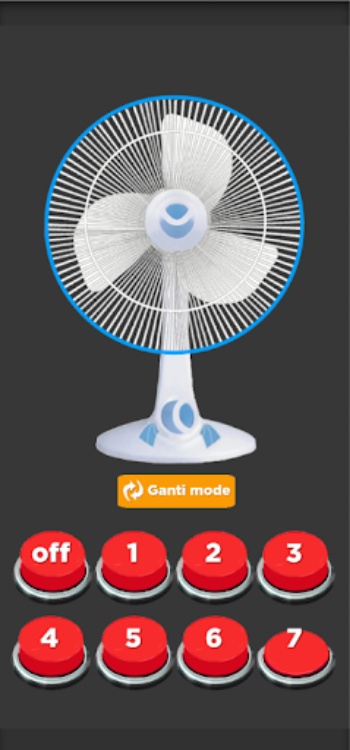 Electric Fan simulator fan wit