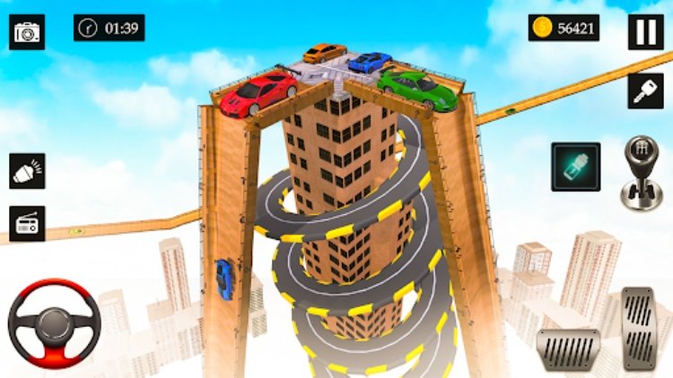 Ramp Car Stunt Racing Game