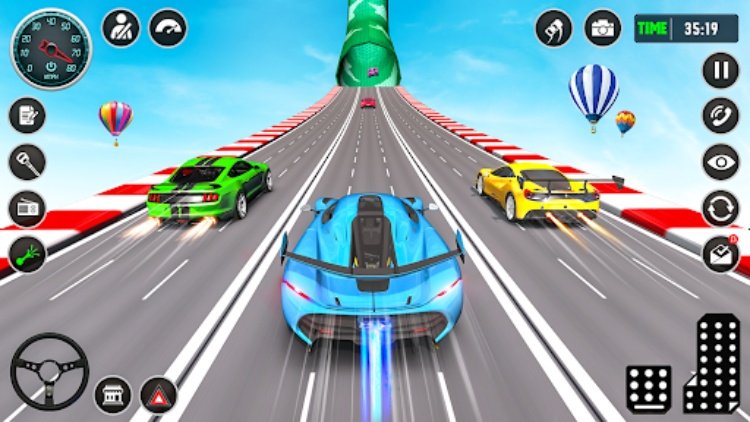 Ramp Car Stunt Racing Game