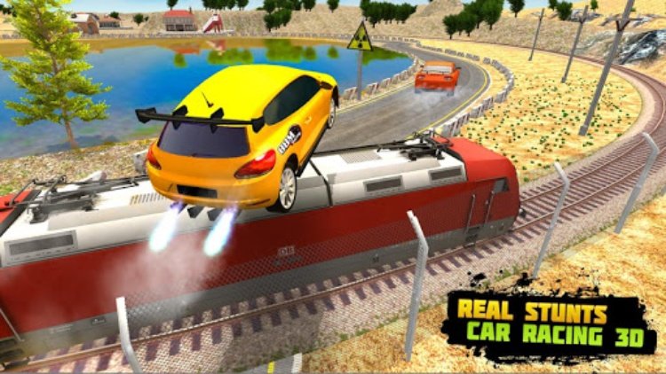 Train Racing 3d Bus Vs Train