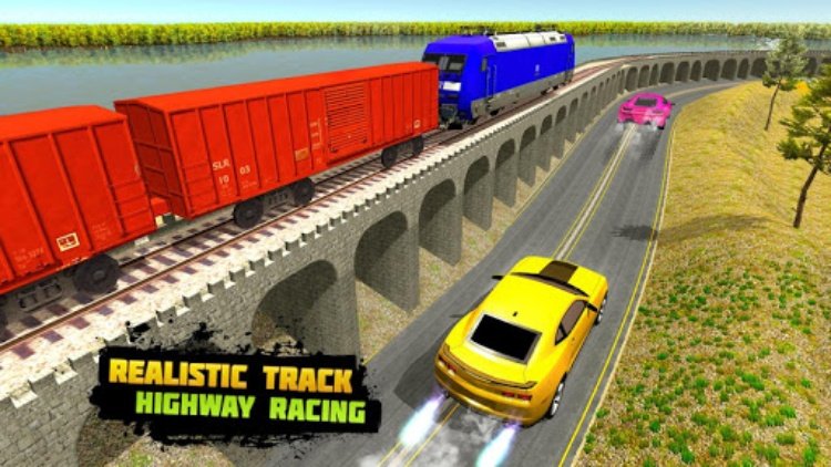 Train Racing 3d Bus Vs Train