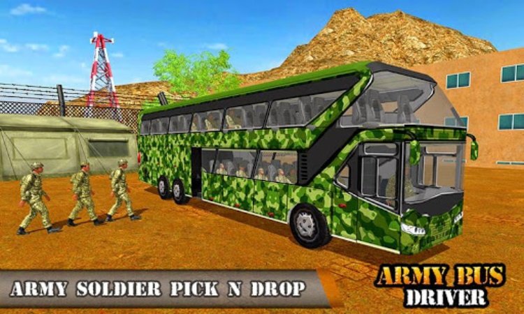Army Bus Transporter Coach Fun