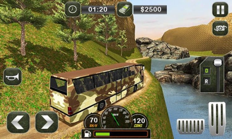 Army Bus Transporter Coach Fun