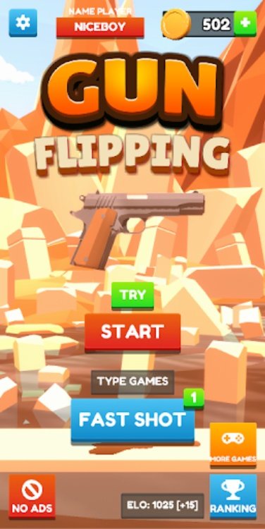 Gun Flipping 3D Online