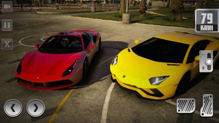 Parking Ferrari 488 Fun City