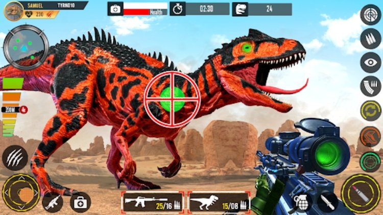 Real Dino Hunting Gun Games