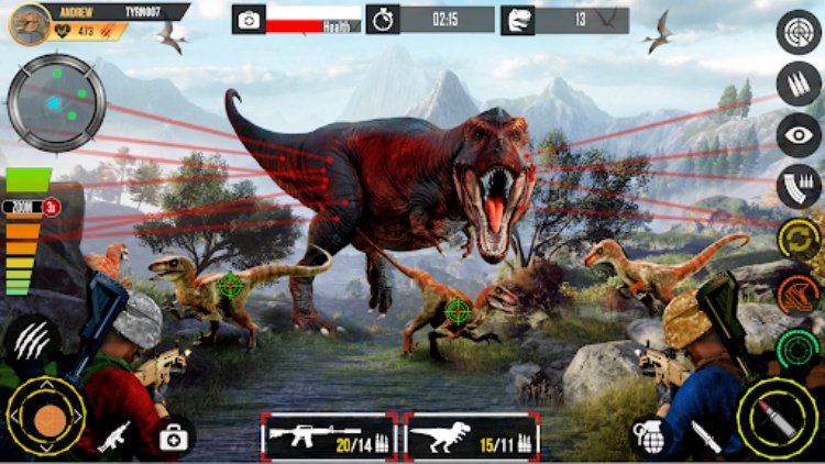 Real Dino Hunting Gun Games