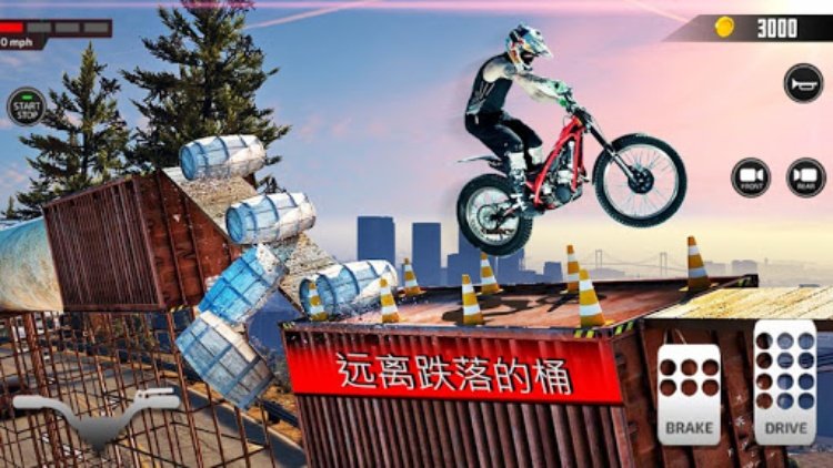 不可能 坡道 摩托 自行车 骑士 超级英雄